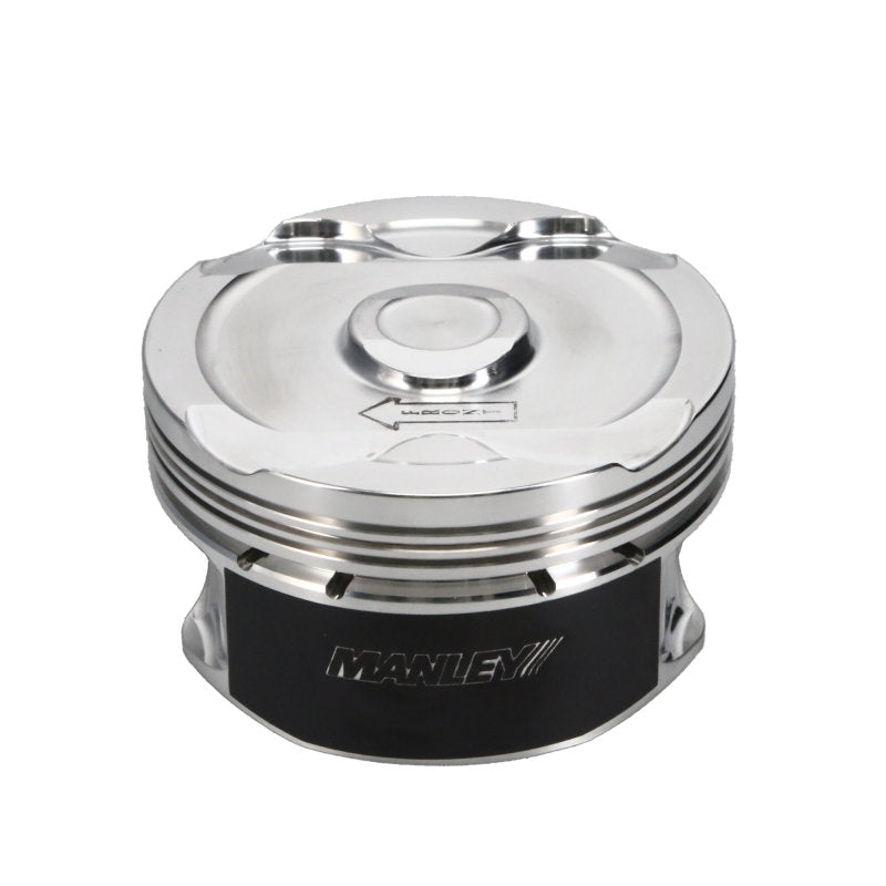 Manley 2018+ Ford Coyote 5.0L DOHC -6cc Dish 3.662in Bore 10:1 CR Platinum Piston Set Piston Sets - Forged - 8cyl Manley Performance