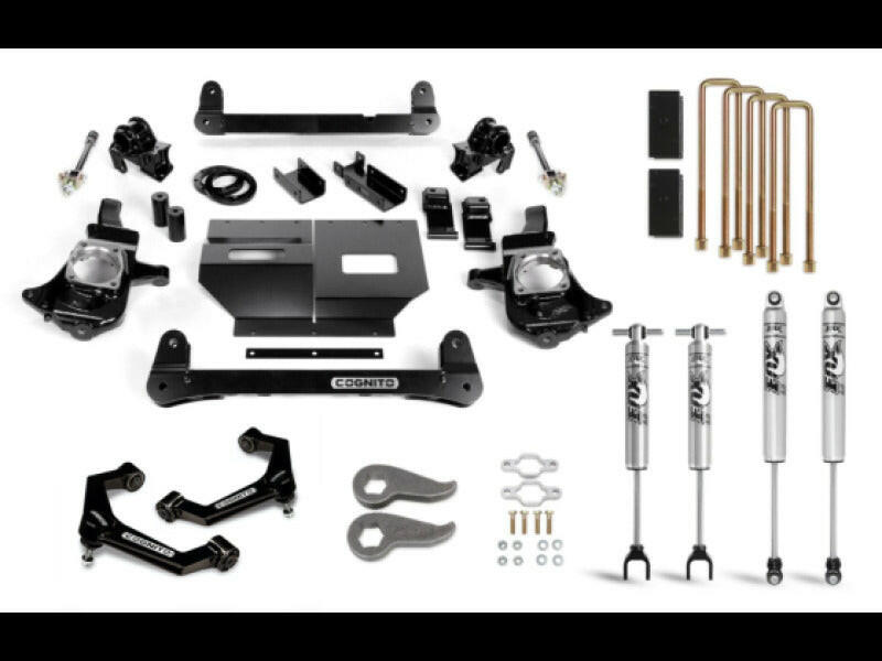 Cognito 11-19 Chevy/GMC Silverado/Sierra 2500/3500 HD 2WD/4WD 6in Std Lift Kit w/ Fox PS 2.0 IFP Lift Kits Cognito