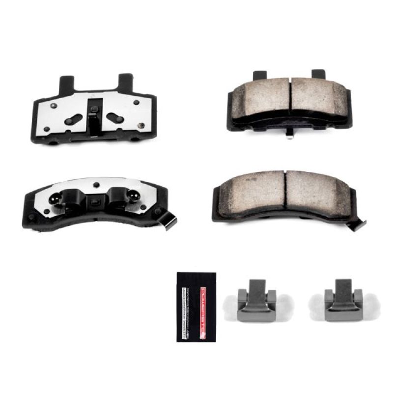 Power Stop 87-93 Ford Bronco Front Z36 Truck & Tow Brake Pads w/Hardware Brake Pads - Performance PowerStop