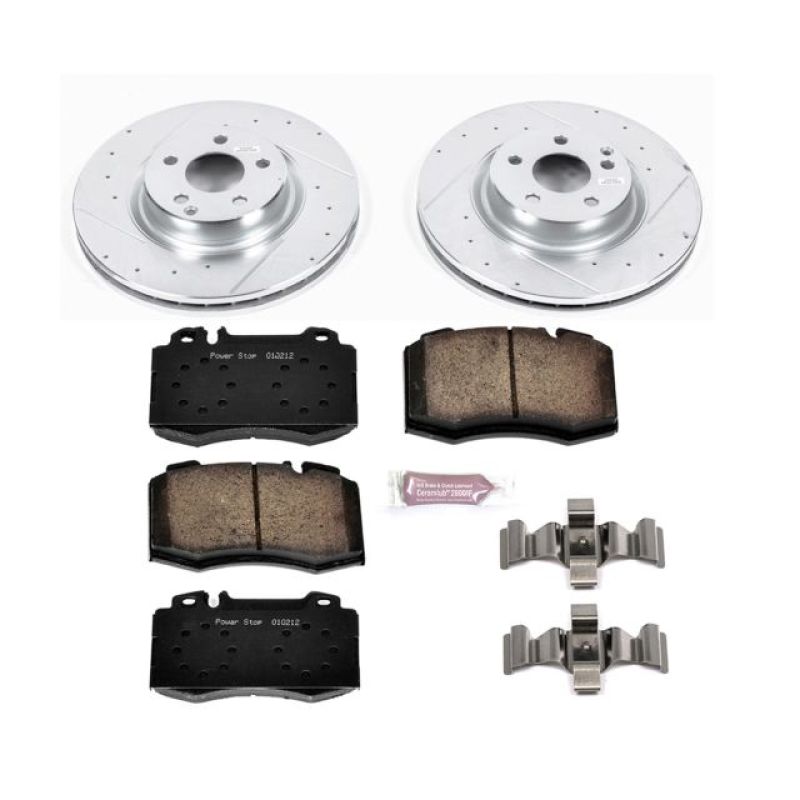 Power Stop 2006 Mercedes-Benz CLS500 Front Z23 Evolution Sport Brake Kit Brake Kits - Performance D&S PowerStop