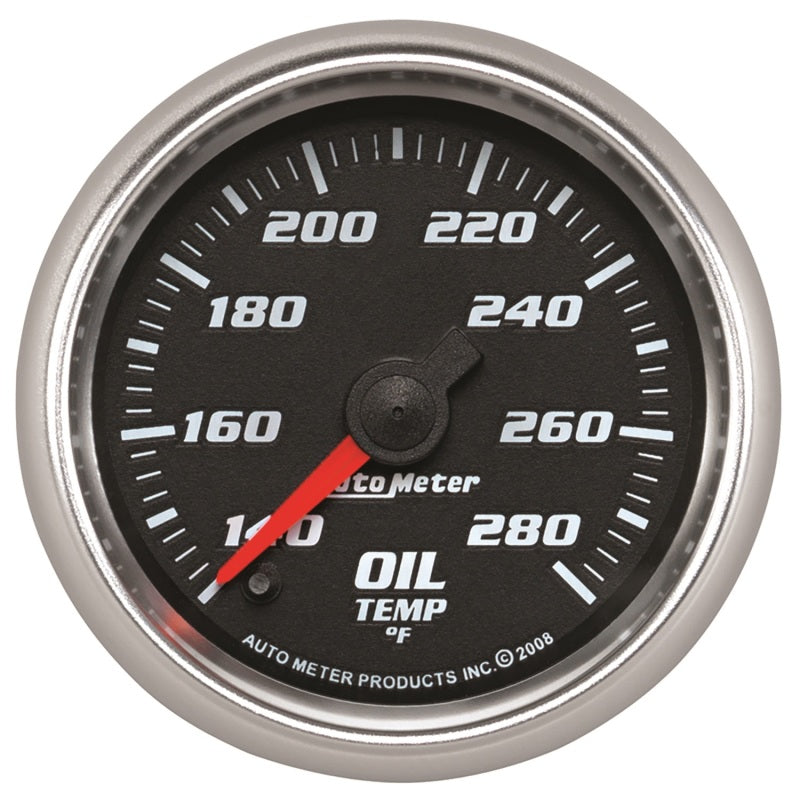 Autometer Pro-Cycle Gauge Oil Temp 2 1/16in 140-280f Digital Stepper Mo Gauges AutoMeter