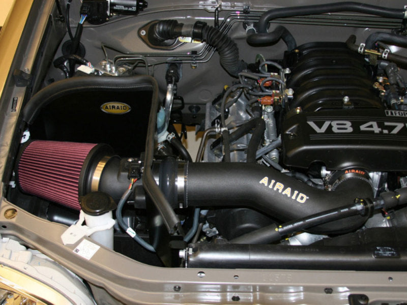 Airaid 03-04 Toyota Tundra 4.7L CAD Intake System w/ Tube (Dry / Red Media) Cold Air Intakes Airaid