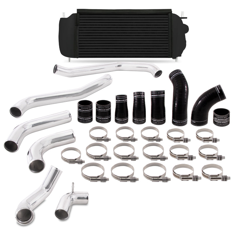 Mishimoto 2017+ Ford F150 3.5L EcoBoost Performance Intercooler Kit - Black Cooler Polished Pipes Intercooler Kits Mishimoto