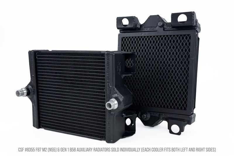 CSF BMW F87 M2 and Gen 1 B58 High Performance Auxiliary Radiator Radiators CSF