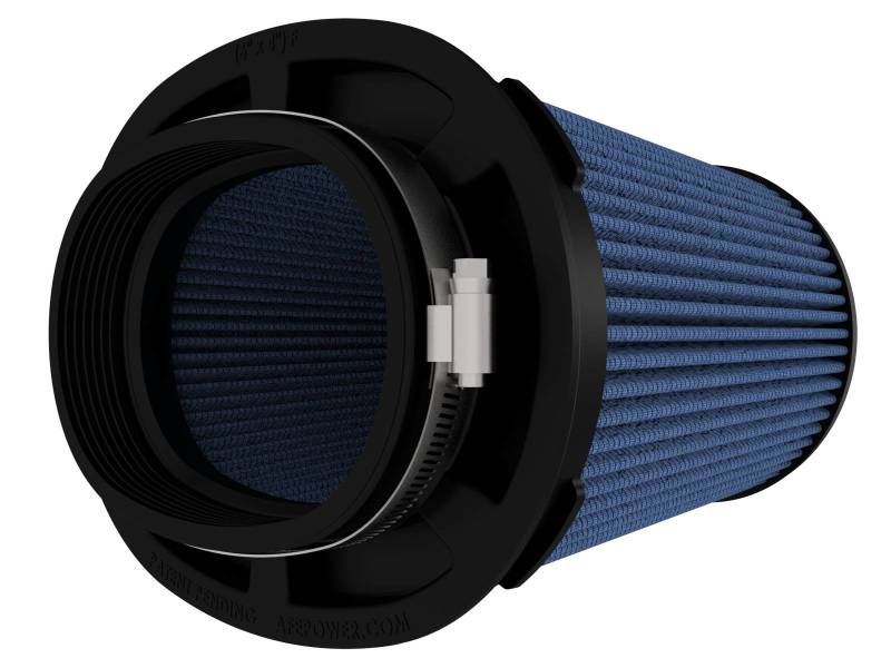 aFe MagnumFLOW Pro 5R Air Filter (6 x 4)in F x (8-1/2 x 6-1/2)in B x (7-1/4 x 5)in T x 7-1/4in H Air Filters - Universal Fit aFe