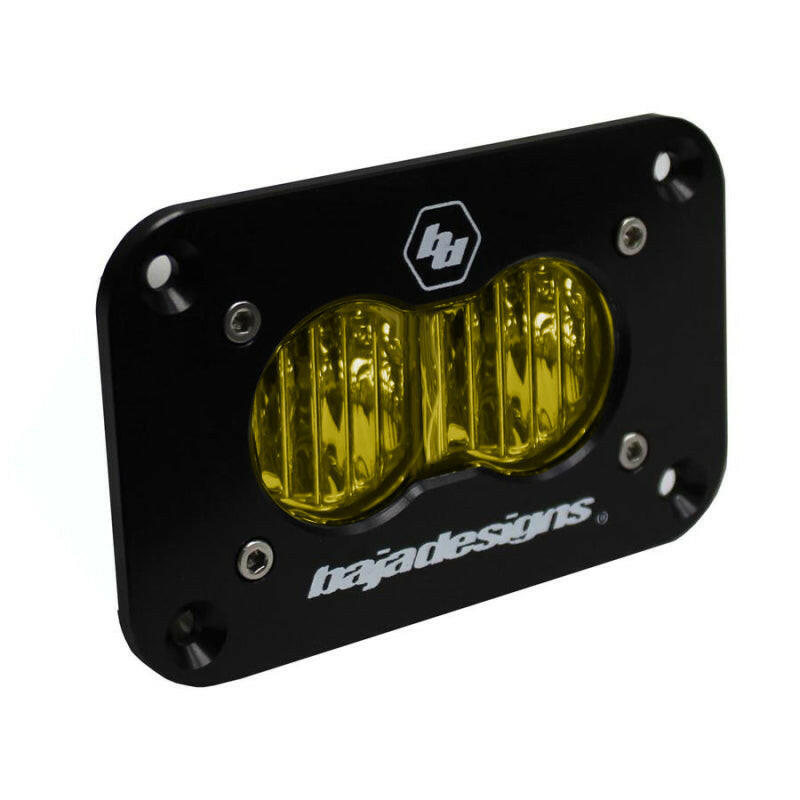 Baja Designs S2 Wide Cornering Sport Flush Mount LED - Amber Light Bars & Cubes Baja Designs