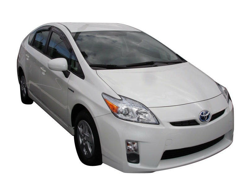 AVS 10-15 Toyota Prius (Excl. V Model) Ventvisor Outside Mount Window Deflectors 4pc - Smoke Wind Deflectors AVS
