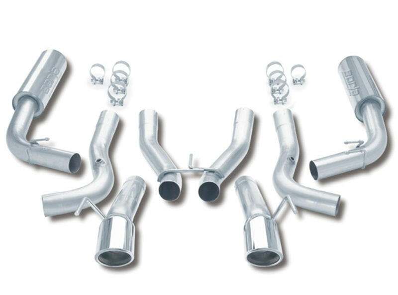Borla 96-02 Viper GTS/R/T-10 Coupe/Convertible 2dr w/ 2.5in Inlets SS Catback Exhaust System Catback Borla