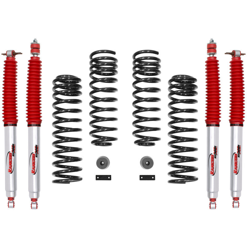 Rancho 07-17 Jeep Wrangler Front and Rear Suspension System - Master Part Number / One Box Lift Kits Rancho