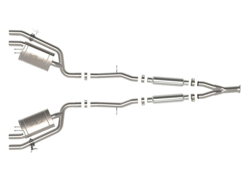 aFe 22-23 Kia Stinger L4-2.5L Turbo Gemini XV 3in to Dual 2-1/2in Cat-Back Exhaust System w/ Cut-Out Catback aFe