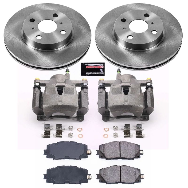 Power Stop 2013 Scion iQ Front Autospecialty Brake Kit w/Calipers Brake Kits - OE PowerStop
