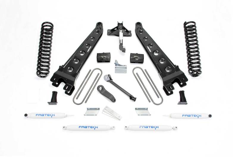 Fabtech 08-16 Ford F250/F350 4WD 4in Rad Arm Sys w/Coils & Perf Shks Lift Kits Fabtech