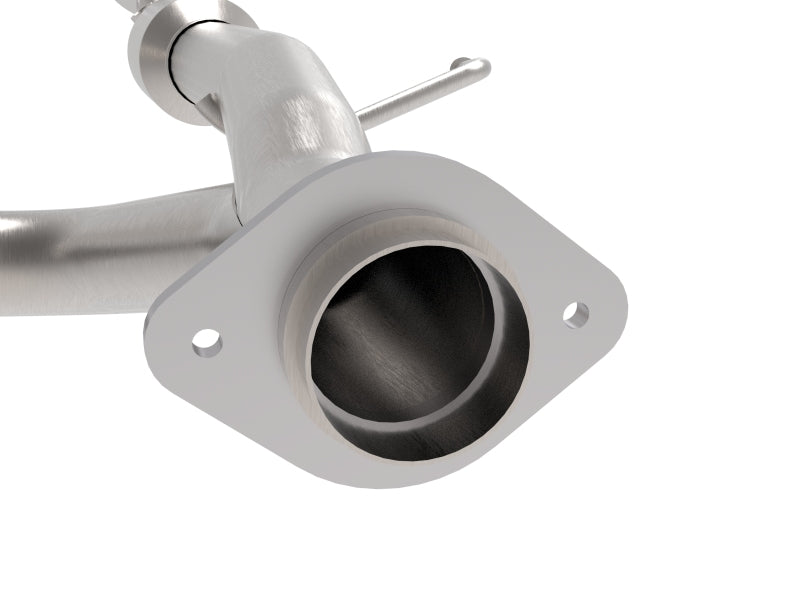 aFe Toyota Tacoma 05-15 V6-4.0L Twisted Steel Y-Pipe w/ Cat X Pipes aFe