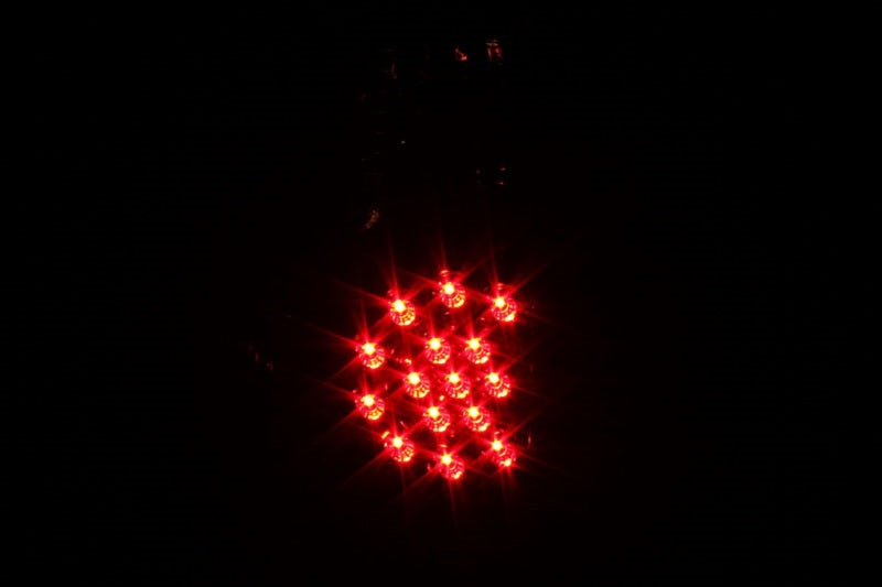 ANZO 2005-2015 Toyota Tacoma LED Taillights Black Tail Lights ANZO