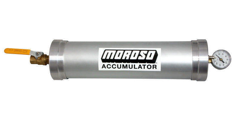 Moroso Oil Accumulator - Heavy Duty - 3 Quart - 23in x 4.75in Oil Catch Cans Moroso