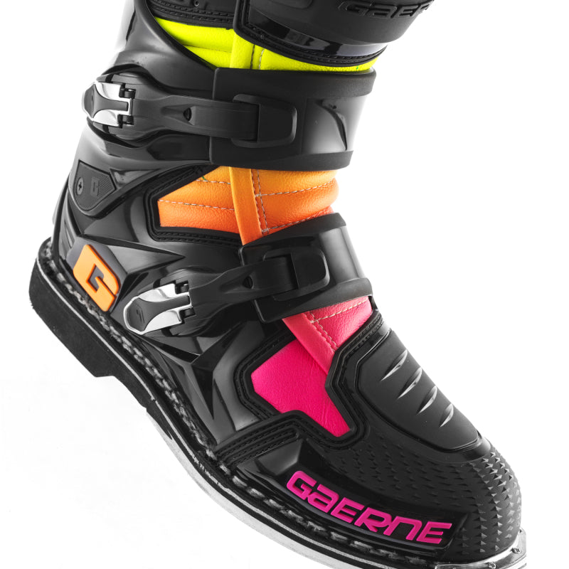 Gaerne SG12 Limited Edition Boot Black/Orange/Pink - Size 8 Motorcycle Boots Gaerne