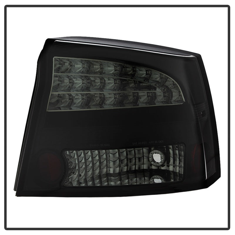 Spyder 06-08 Dodge Charger LED Tail Lights - Black Smoke ALT-YD-DCH05-LED-BSM Tail Lights SPYDER