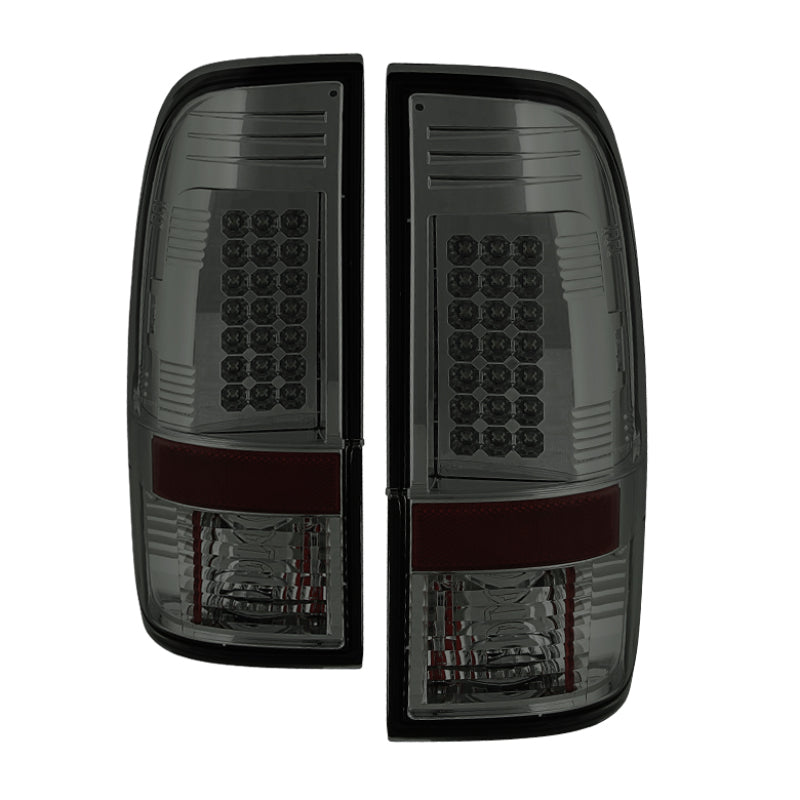 Spyder Ford Super Duty 08-15 LED Tail Lights Smoke ALT-YD-FS07-LED-SM Tail Lights SPYDER