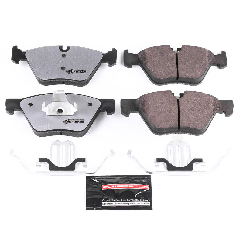 Power Stop 11-16 BMW 528i Front Z26 Extreme Street Brake Pads w/Hardware Brake Pads - Performance PowerStop
