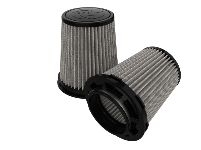 aFe MagnumFLOW Pro Dry S Air Filter 4in F x 6in B MT2 x 4-3/4 T x 7in H (Inverted) Air Filters - Universal Fit aFe