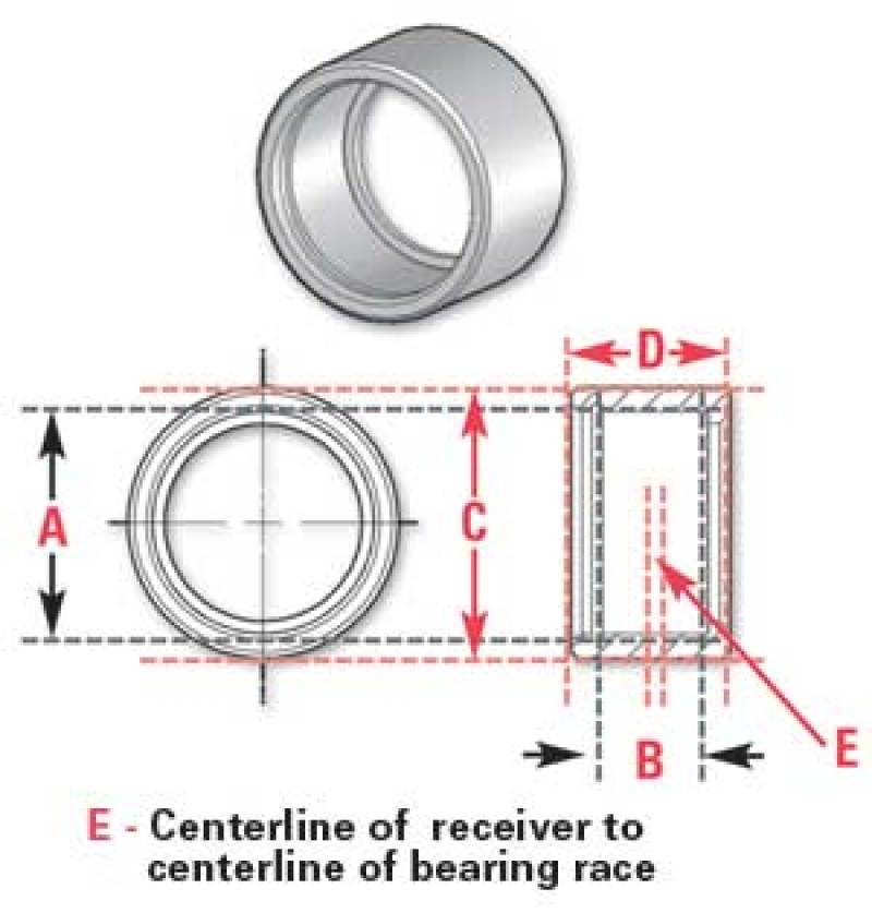 SPC Performance ROUND BRG RECVR .8125 Bearings SPC Performance
