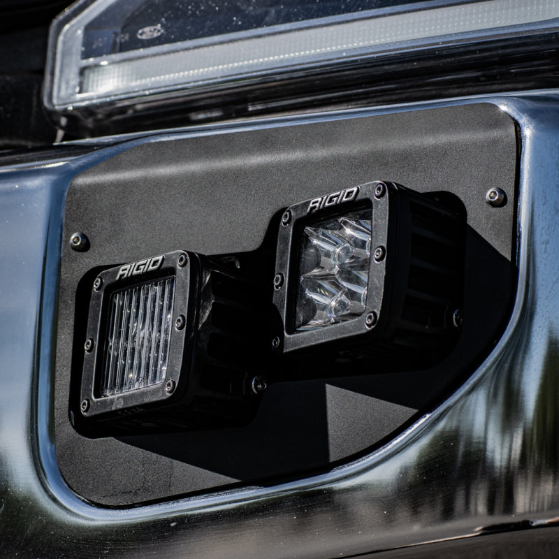 Rigid Industries 2020+ Ford Super Duty Dual Fog Kit Light Mounts Rigid Industries