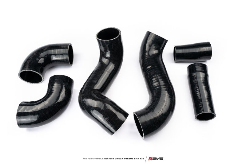 AMS Performance 2009+ Nissan R35 GTR Omega Turbo Kit 3in Lower Intercooler Pipes (Omega 9 &amp; 14) Intercooler Pipe Kits AMS