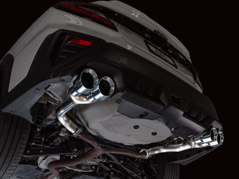 AWE Tuning 22-25 Subaru VB WRX Track Edition Axle-Back Exhaust - Chrome Silver Tips Axle Back AWE Tuning