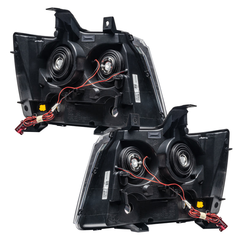 Oracle 07-13 Chevrolet Avalanche Pre-Assembled SMD Headlights - Red Headlights ORACLE Lighting