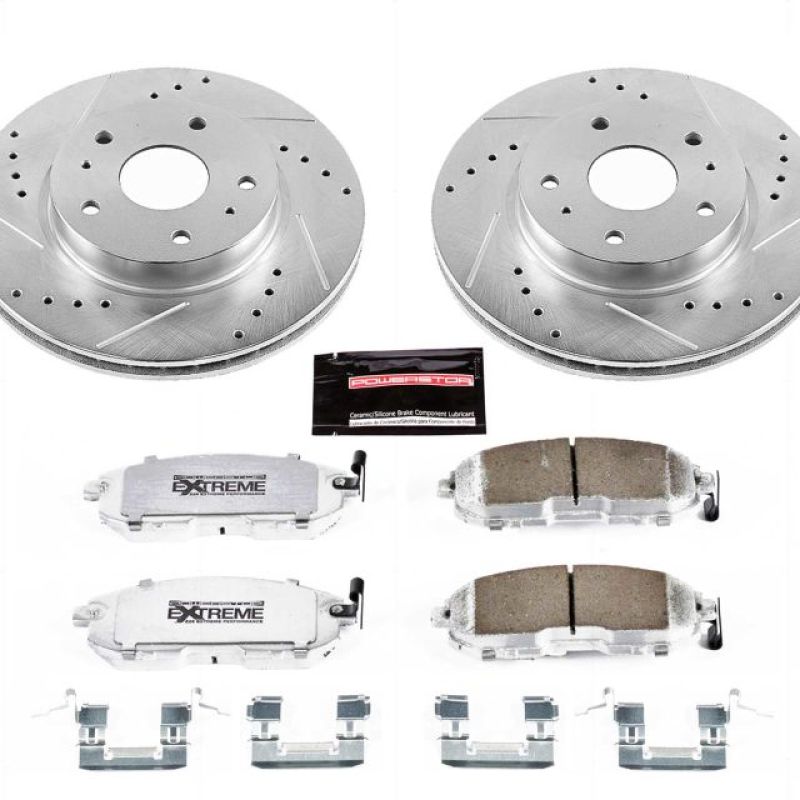 Power Stop 07-13 Suzuki SX4 Front Z26 Street Warrior Brake Kit Brake Kits - Performance D&S PowerStop