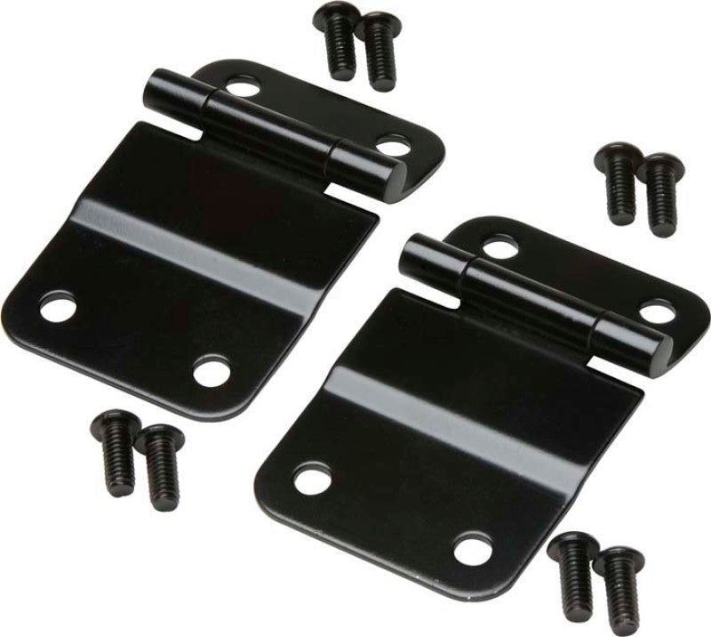 Kentrol 76-86 Jeep CJ7 Tailgate Hinge Pair - Powdercoat Black Tailgate Accessories Kentrol
