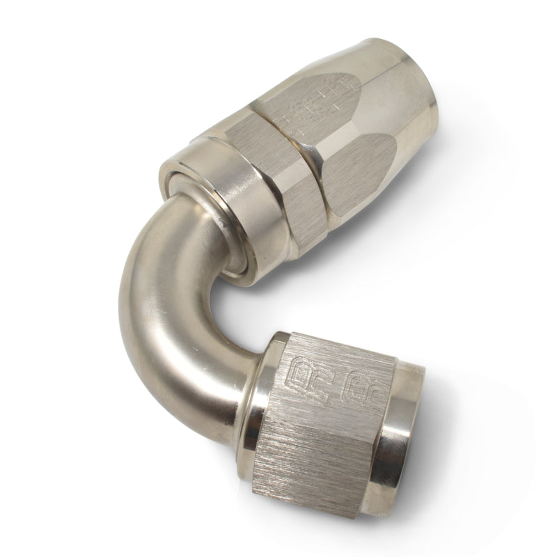Russell Performance -8 AN Endura 120 Degree Full Flow Swivel Hose End (With 3/4in Radius) Fittings Russell