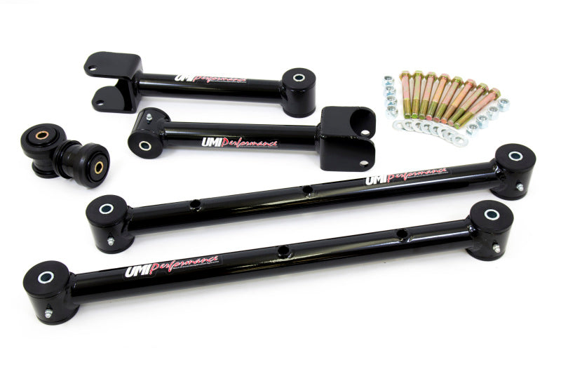 UMI Performance 65-67 GM A-Body Rear Suspension Kit - Black Control Arms UMI Performance