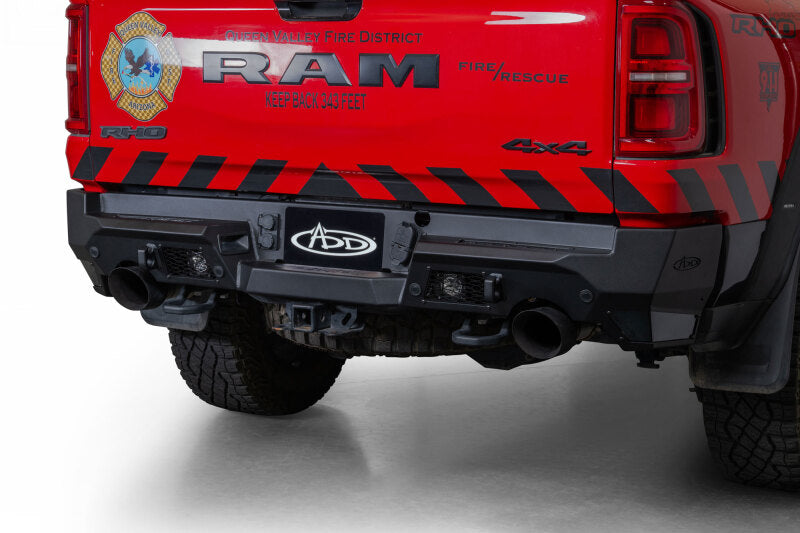 Addictive Desert Designs 2025 Ram RHO Stealth Fighter Rear Bumper Bumpers - Steel Addictive Desert Designs