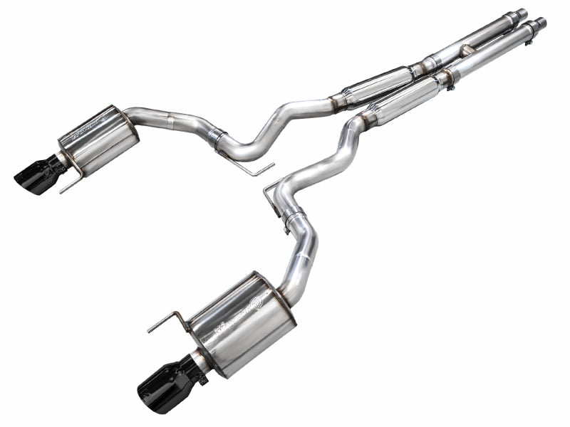 AWE Tuning 2024 Ford Mustang GT Fastback S650 RWD Touring Catback Exhaust w/ Dual Diamond Black Tips Catback AWE Tuning