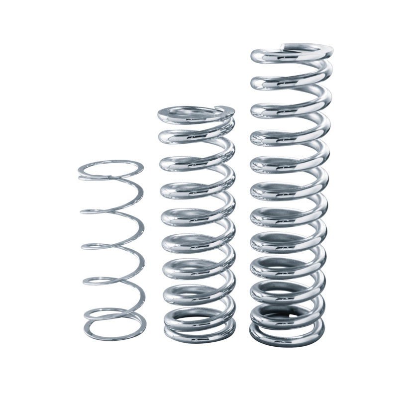 QA1 1-7/8in ID Spring - 10in Length x 225lbs/in - Chrome Plated Coilover Springs QA1