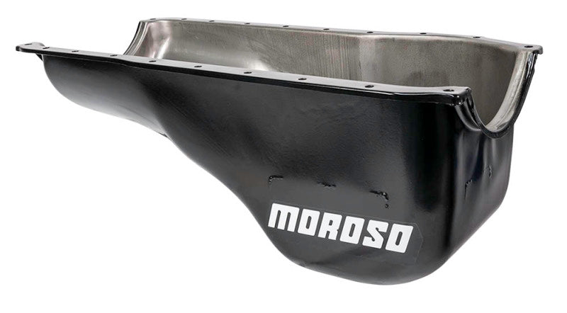 Moroso Ford 351C/351M Stock (w/Front Sump) Wet Sump 6qt 8.25in Steel Oil Pan Oil Pans Moroso