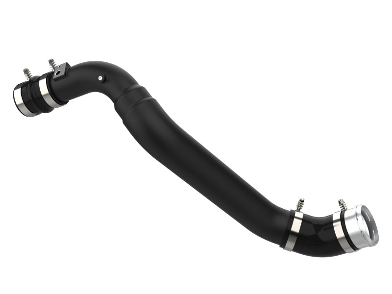aFe Bladerunner Intercooler Cold Charge Pipe Black 3.5-2.75in 2021+ Ford F-150 V6-2.7L (tt) Intercoolers aFe