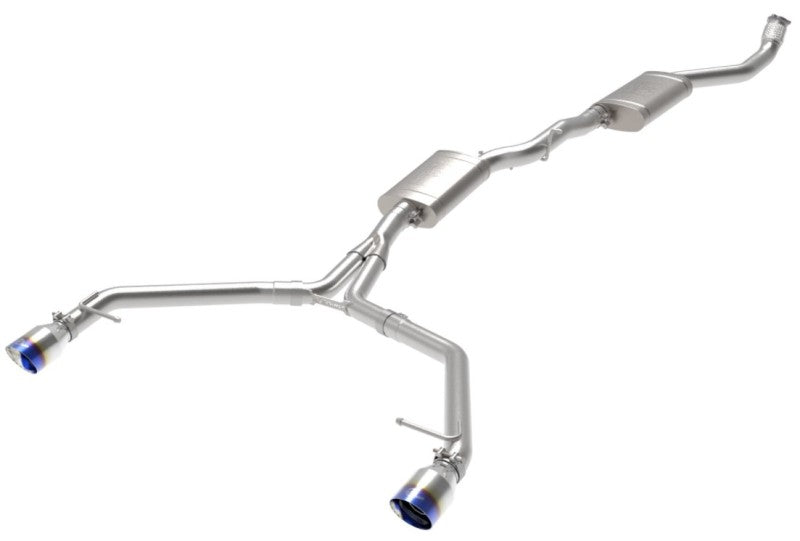 aFe MACH Force-Xp 13-16 Audi Allroad L4 SS Cat-Back Exhaust w/ Blue Flame Tips Catback aFe