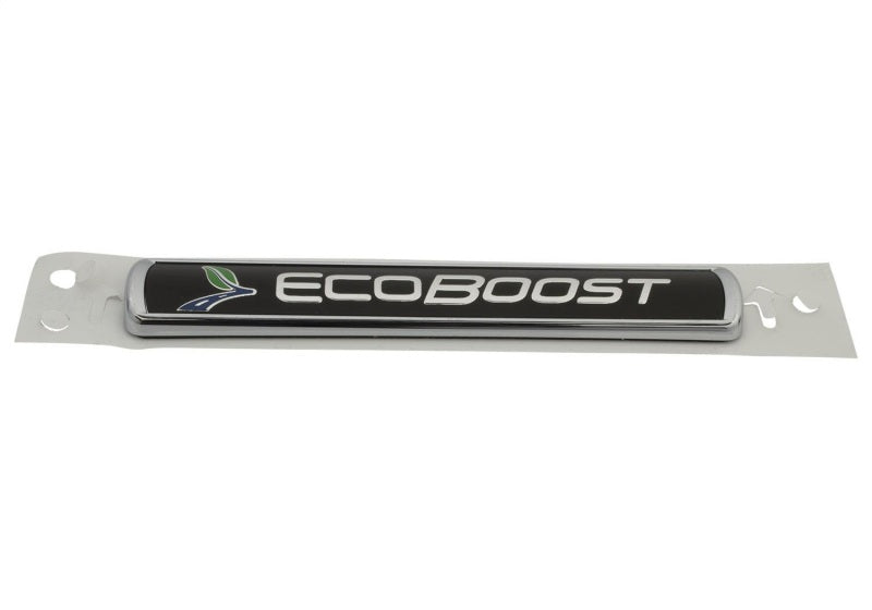 Ford Racing Black/Silver EcoBoost Emblem 3-1/2in x 9/16in - Set of 2 Other Body Components Ford Racing
