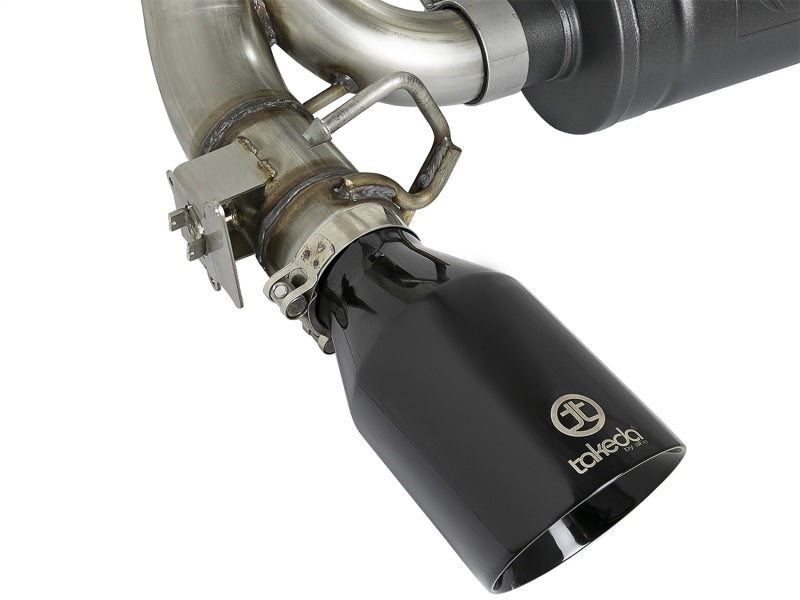aFe Takeda 3in 304 SS Axle-Back Exhaust System w/ Black Tip 16-18 Ford Focus RS 2.3L (t) Axle Back aFe