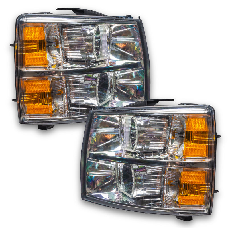Oracle 07-13 Chevrolet Silverado SMD HL - Square - ColorSHIFT w/ BC1 Controller Headlights ORACLE Lighting