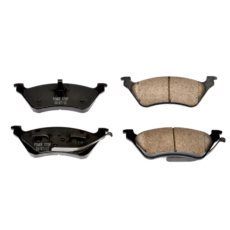 Power Stop 01-07 Chrysler Town & Country Rear Z16 Evolution Ceramic Brake Pads Brake Pads - OE PowerStop