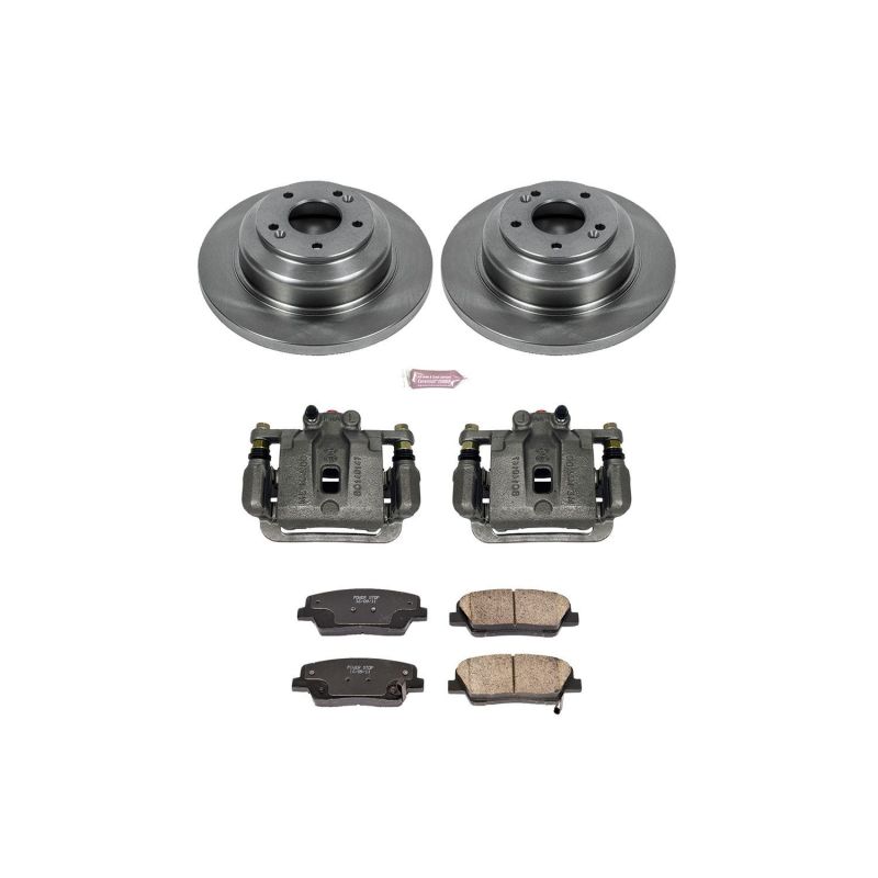 Power Stop 10-16 Hyundai Genesis Coupe Rear Autospecialty Brake Kit w/Calipers Brake Kits - OE PowerStop