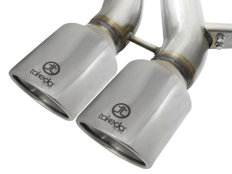 aFe POWER Takeda 3in 304 SS Cat-Back Exhaust w/ Polished Tips 13-17 Ford Focus ST L4-2.0L (t) Catback aFe
