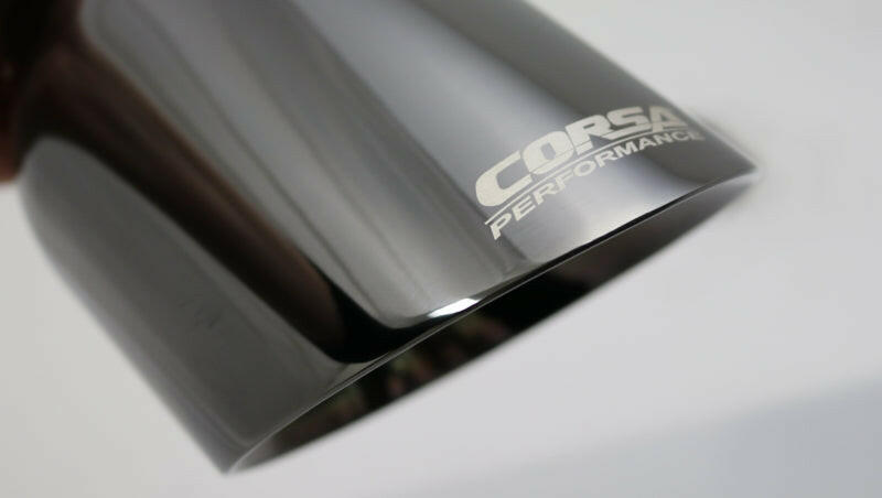 Corsa Single Universal 2.75in Inlet / 4.5in Outlet Black PVD Pro-Series Tip Kit Tips CORSA Performance
