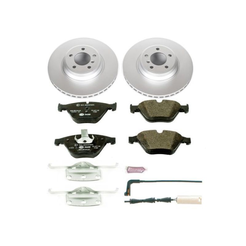 Power Stop 02-05 BMW 745i Front Euro-Stop Brake Kit Brake Kits - OE PowerStop