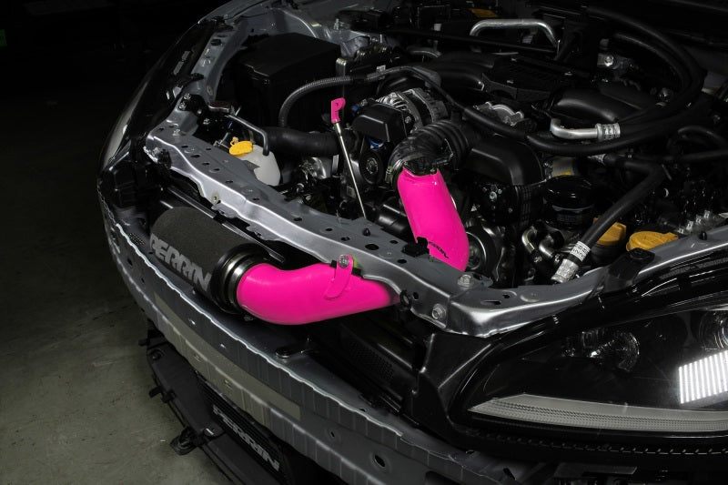 PERRIN 22-25 Subaru BRZ / Toyota GR86 Cold Air Intake - Hyper Pink Cold Air Intakes Perrin Performance