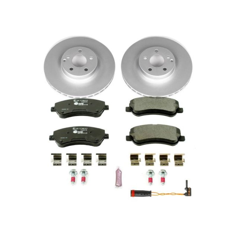 Power Stop 13-15 Mercedes-Benz GLK250 Front Euro-Stop Brake Kit Brake Kits - OE PowerStop
