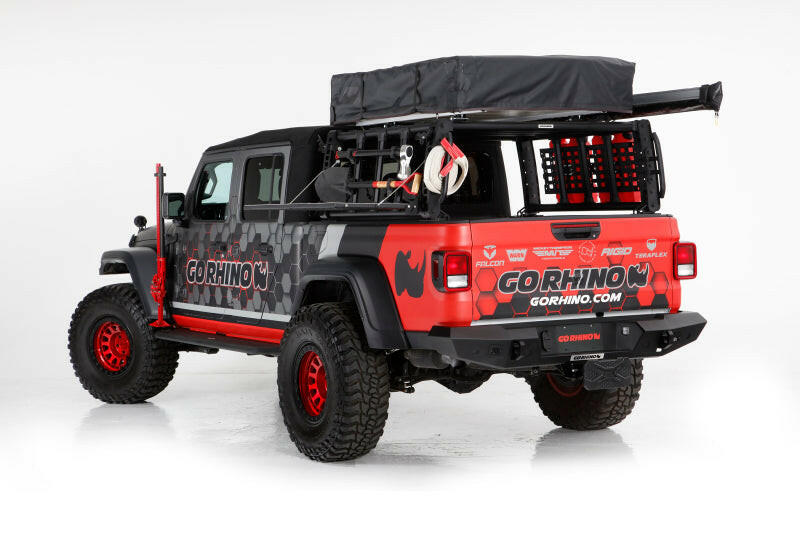 Go Rhino 19-21 Jeep Gladiator XRS Overland Xtreme Rack - Box 2 (Req. gor5950000T-01) Truck Bed Rack Go Rhino